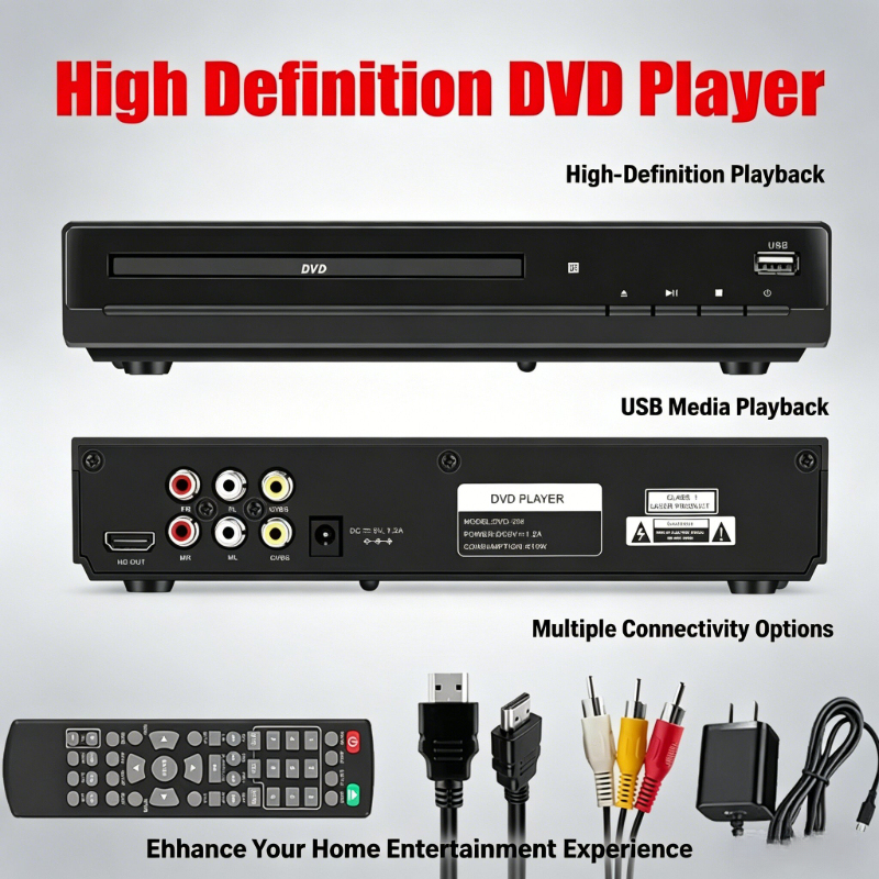 Home Cinema Dvd - Novo Reprodutor de DVD Portátil 1080P
