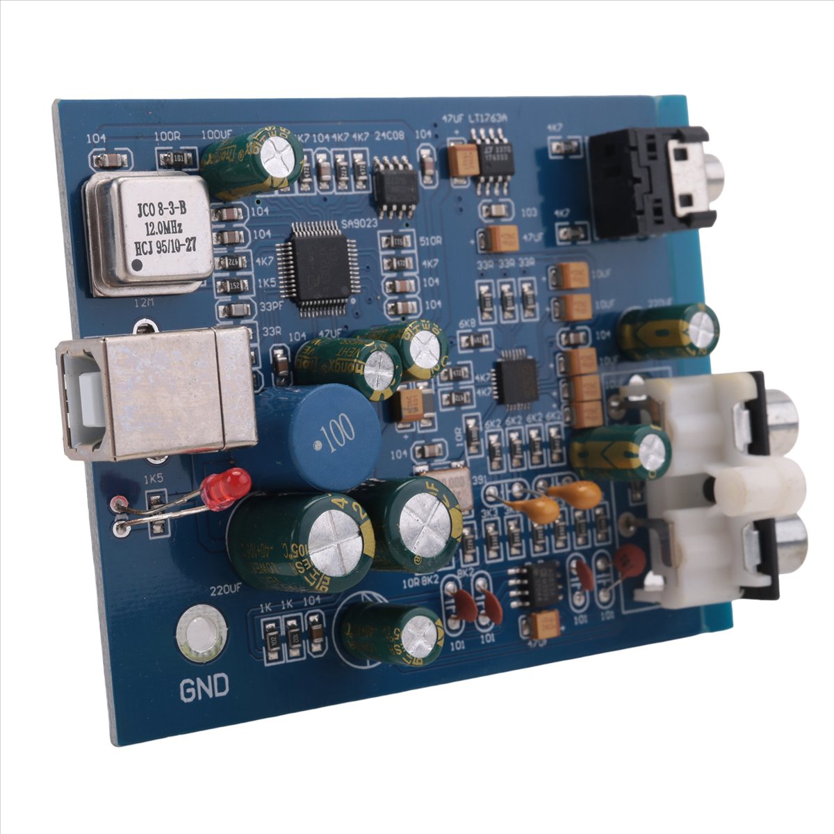 Home Cinema Choice - Placa Decodificadora Mini USB A64I ES9028K2M+SA9023,