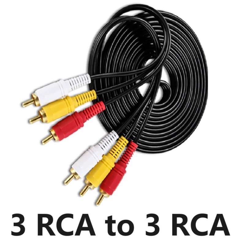 Home Cinema Dvd - Cabo AV Composto 3RCA para 3RCA