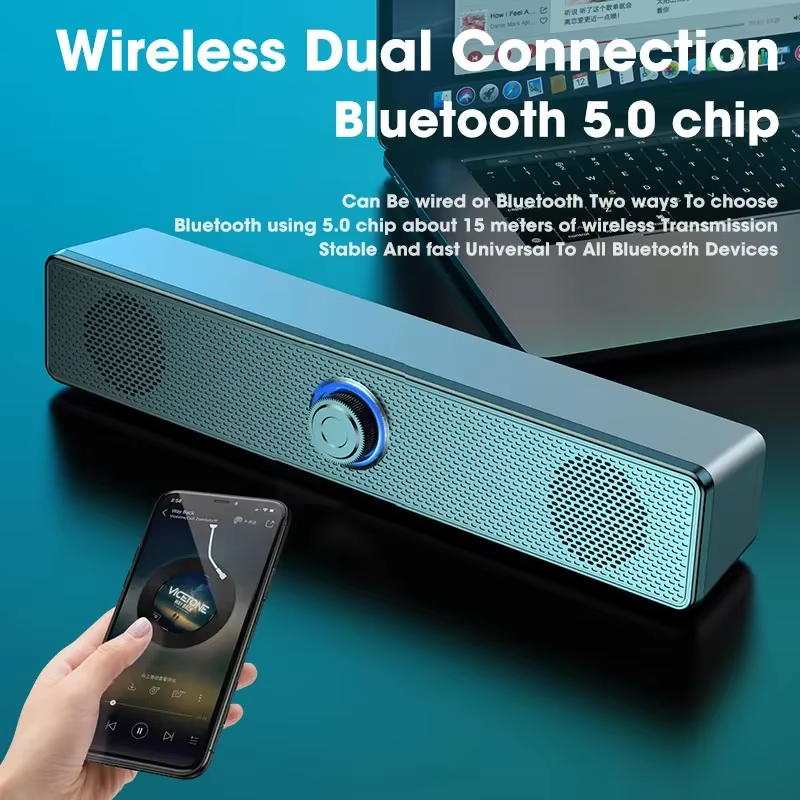 Home Theater Speaker - Caixa de Som Bluetooth 5.0 com