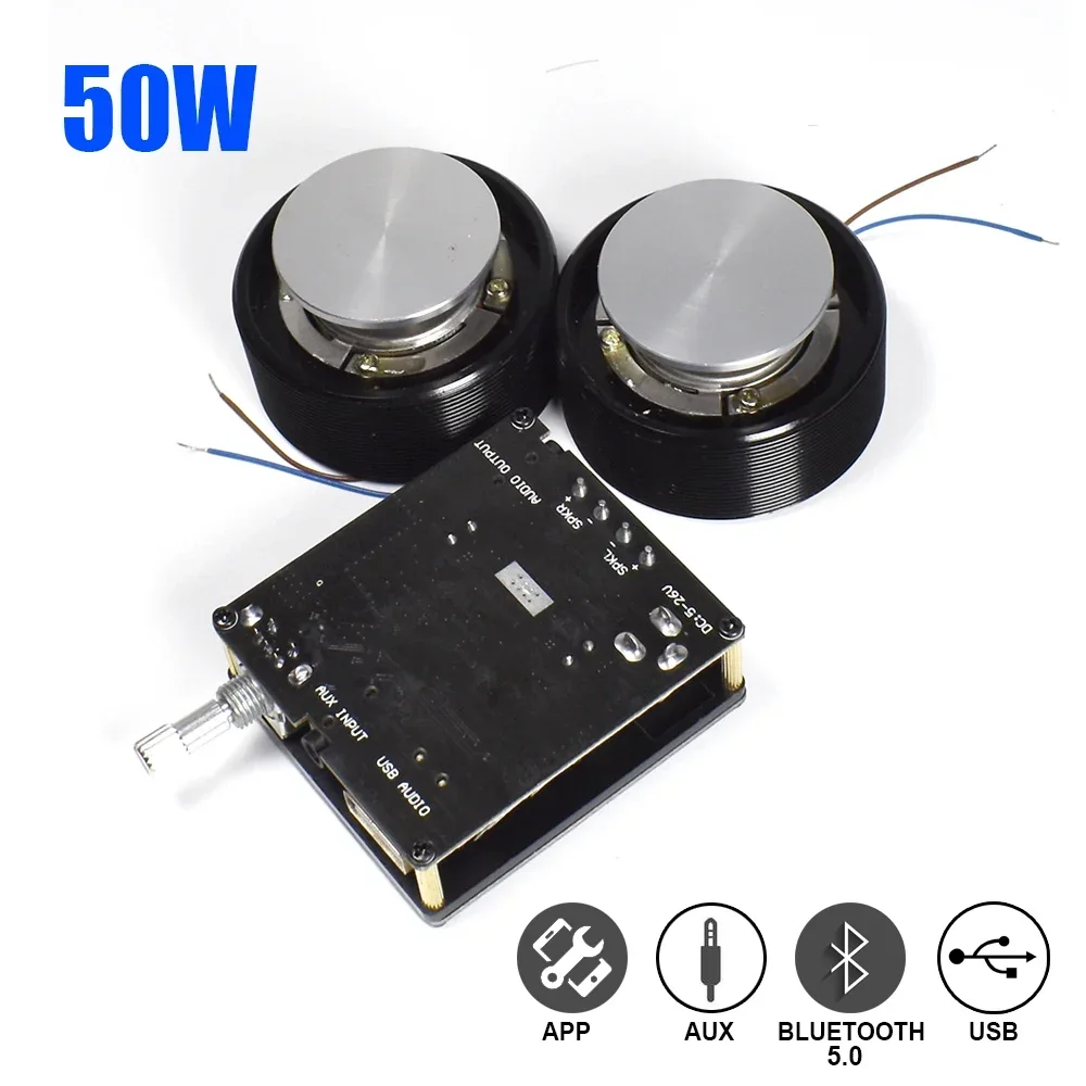 Home Cinema Furniture - 1 conjunto 50w 2.0 alto-falante de