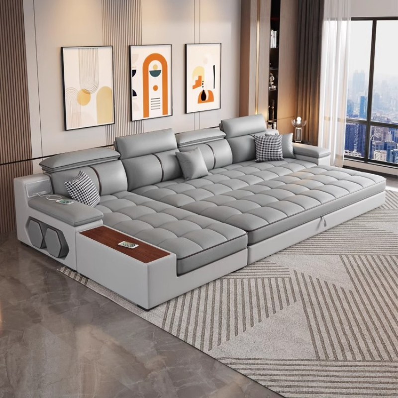 Home Cinema Furniture - Pequeno apartamento poltronas sofás cama armazenamento