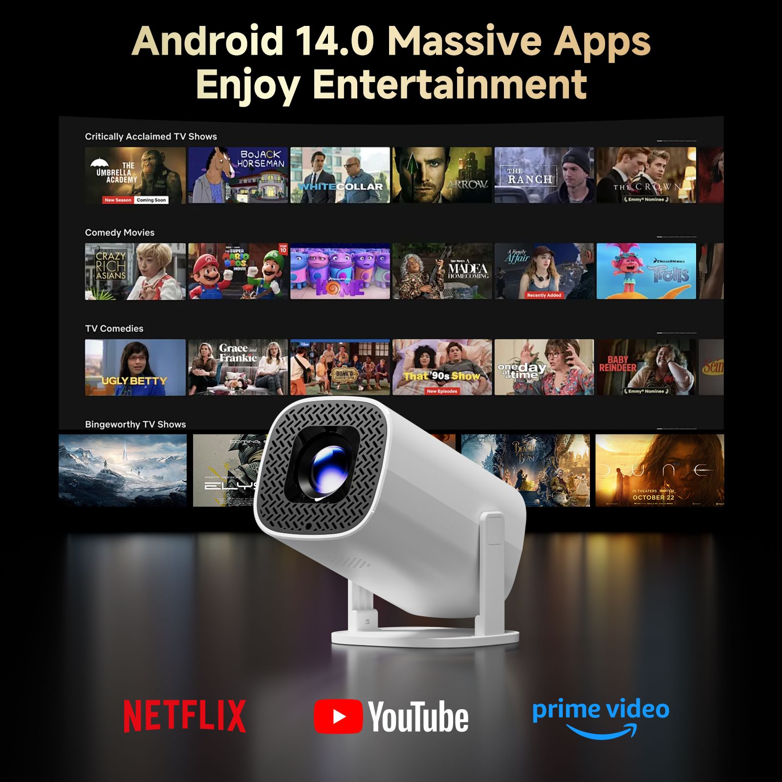 HONGTOP P30PRO Mini Projetor I - Home Cinema Setup avaliação e preço