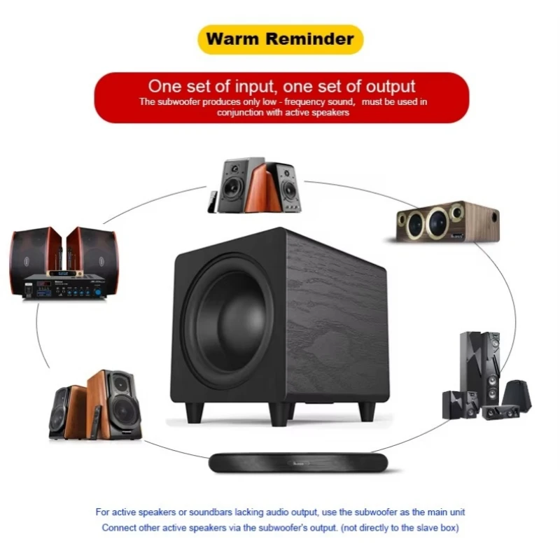 10 Polegada subwoofer ativo al - Home Cinema Dvd avaliação e preço