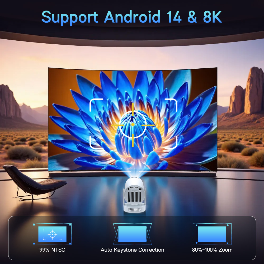 Projetor Magcubic Android 14 N - Home Cinema Setup avaliação e preço