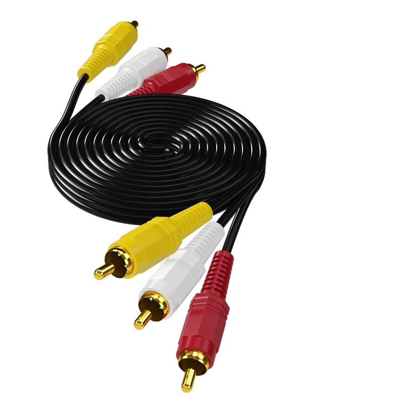 Cabo AV Composto 3RCA para 3RC - Home Cinema Dvd avaliação e preço
