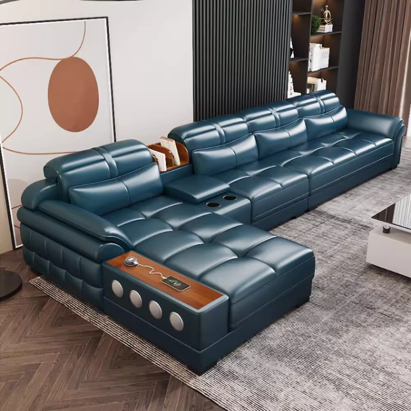 Couro genuíno pequeno apartame - Home Cinema In Small Room avaliação e preço