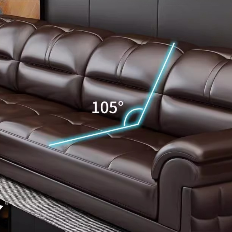 Couro genuíno pequeno apartame - Home Cinema In Small Room avaliação e preço