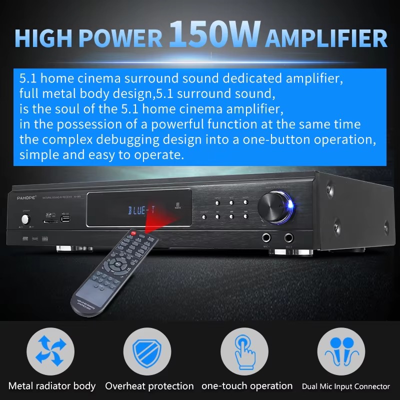 Amplificador de Potência Hi-Fi - Home Theater Speaker avaliação e preço
