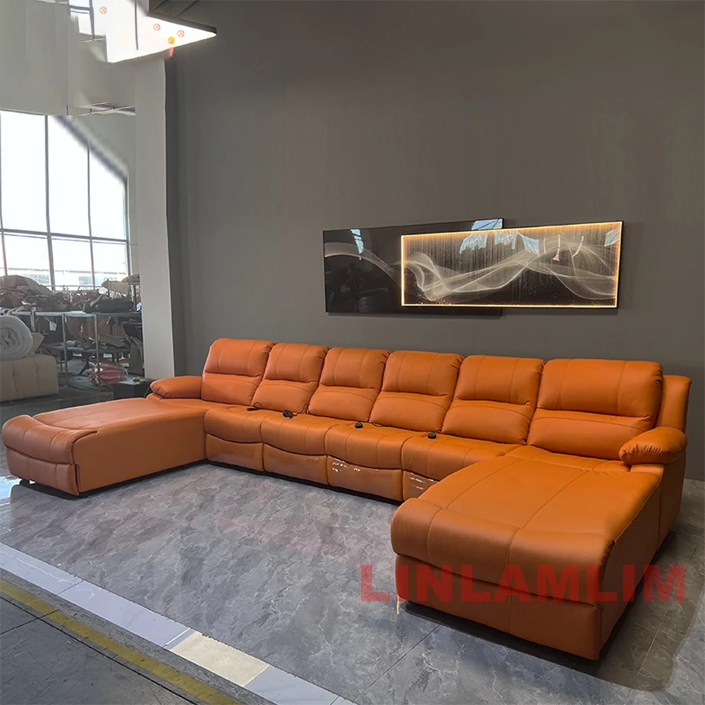 Sofá reclinável secional grand - Home Cinema Furniture avaliação e preço