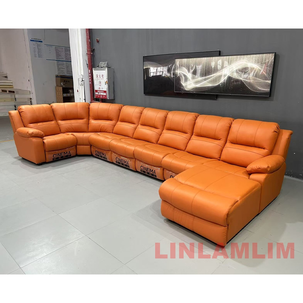 Sofá reclinável secional grand - Home Cinema Furniture avaliação e preço