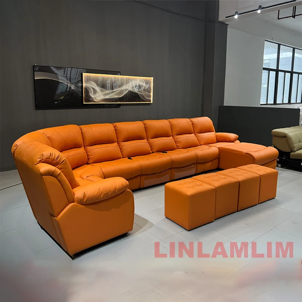 Sofá reclinável secional grand - Home Cinema Furniture avaliação e preço