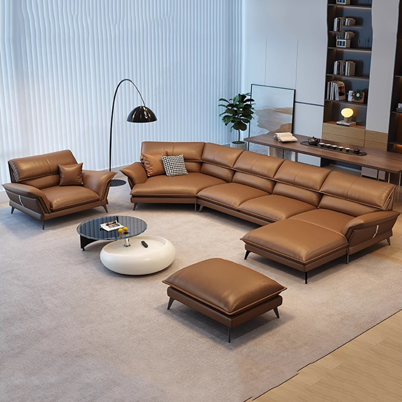 Couro genuíno de luxo italiano - Home Cinema Furniture avaliação e preço