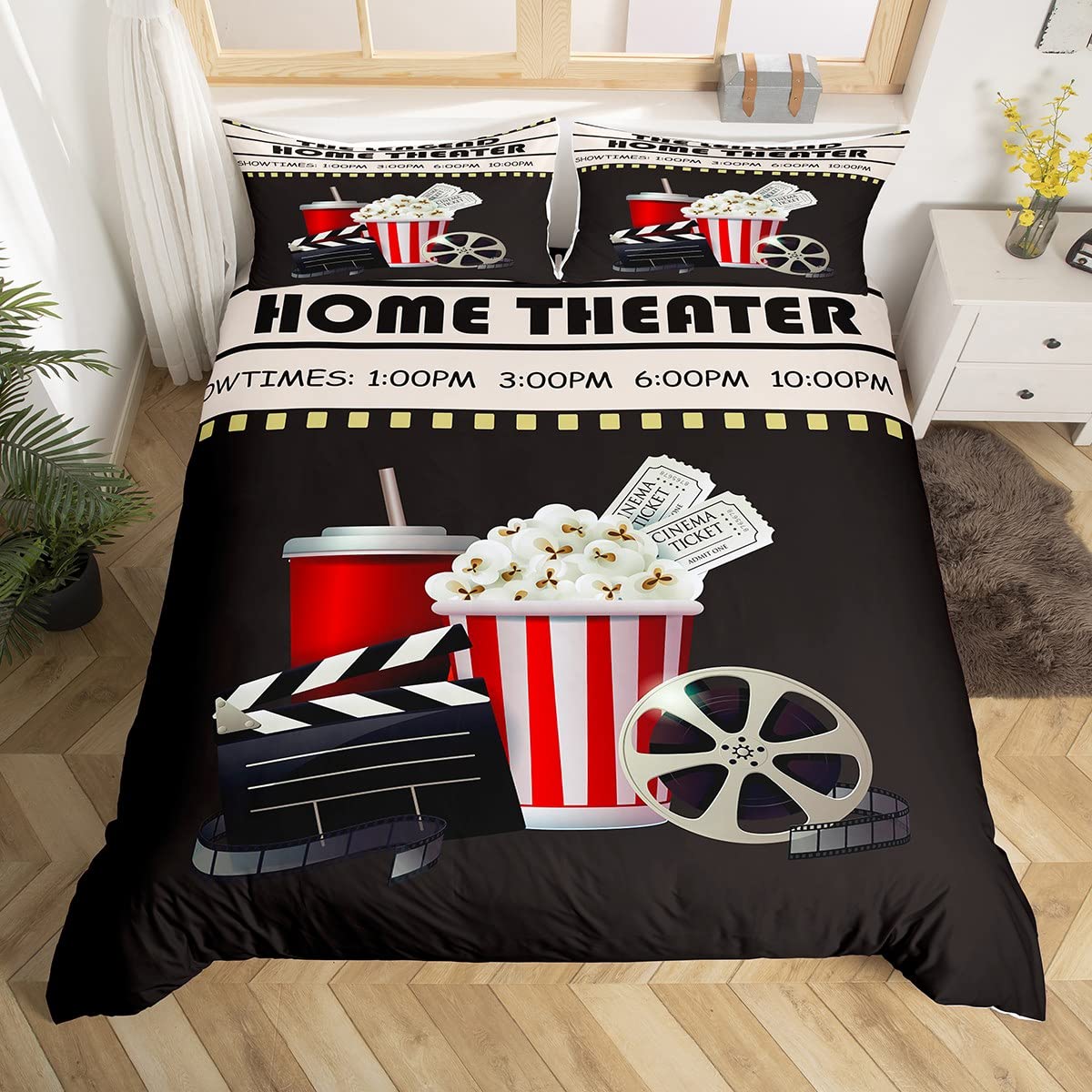 Capa de Edredom Vintage com Te - Home Cinema Tickets avaliação e preço