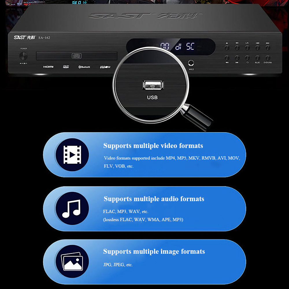 Reprodutor de DVD/CD em Format - Home Cinema Dvd avaliação e preço