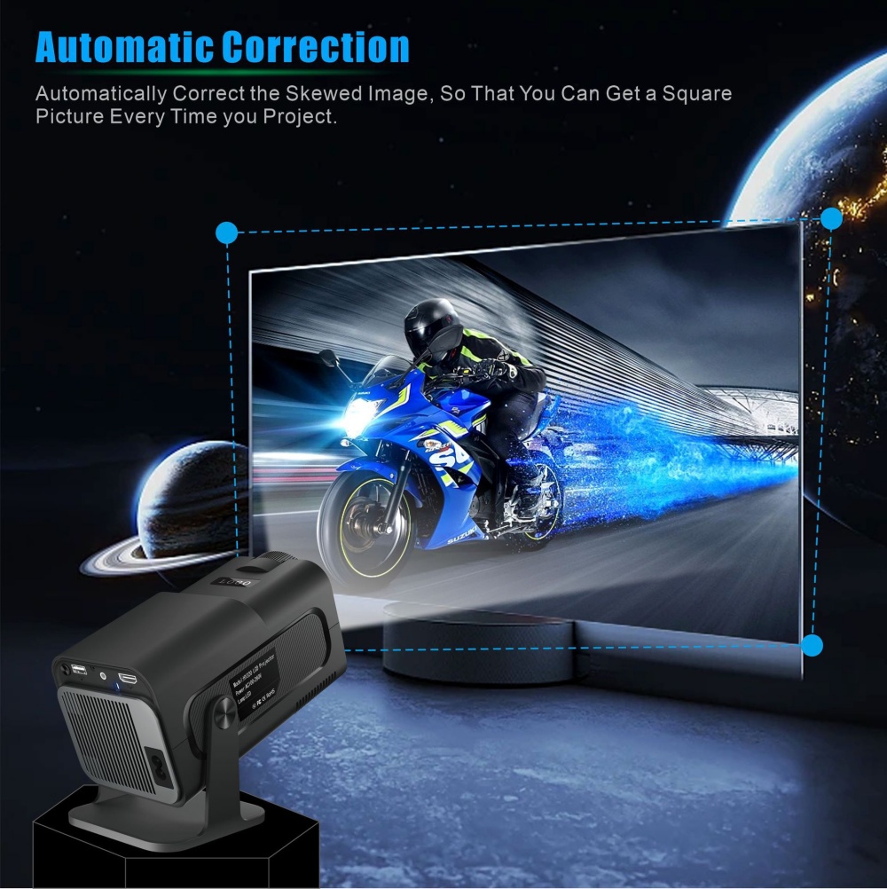 Mini projetor portátil recente - Home Cinema Setup avaliação e preço