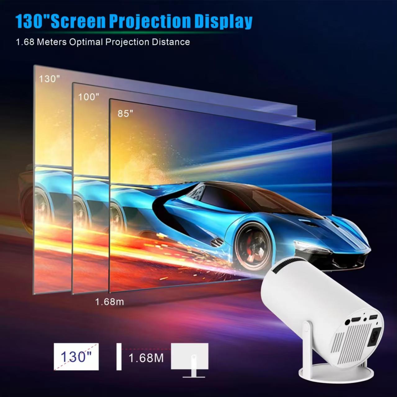 Mini Projetor Portátil HY300 A - Home Cinema Setup avaliação e preço