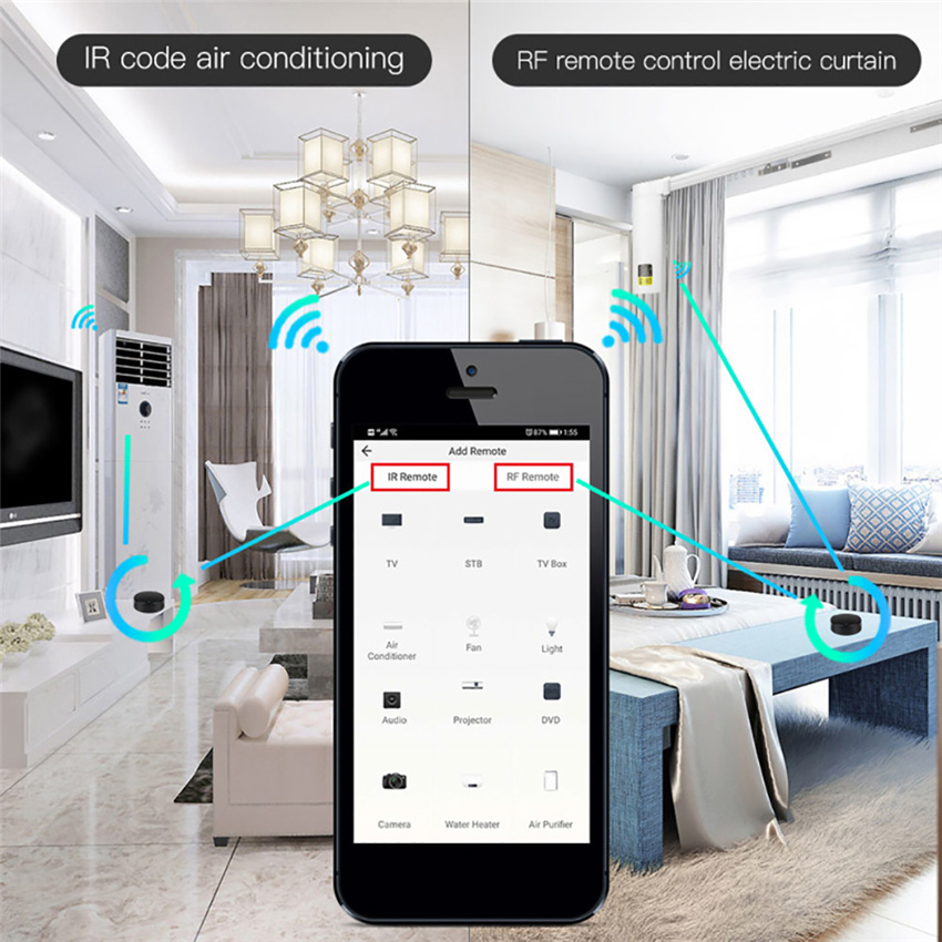 Tuya inteligente rf ir control - Home Cinema Setup avaliação e preço