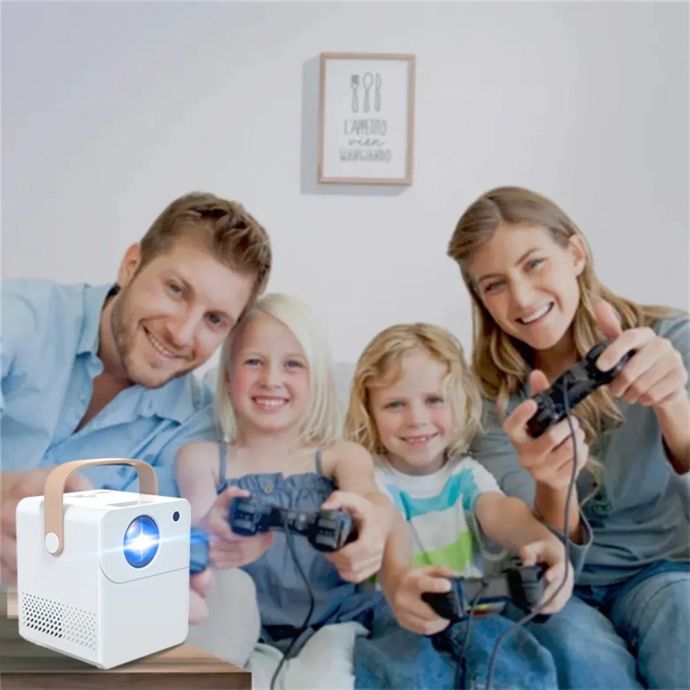 Portátil inteligente 4k projet - Home Theater Speaker avaliação e preço