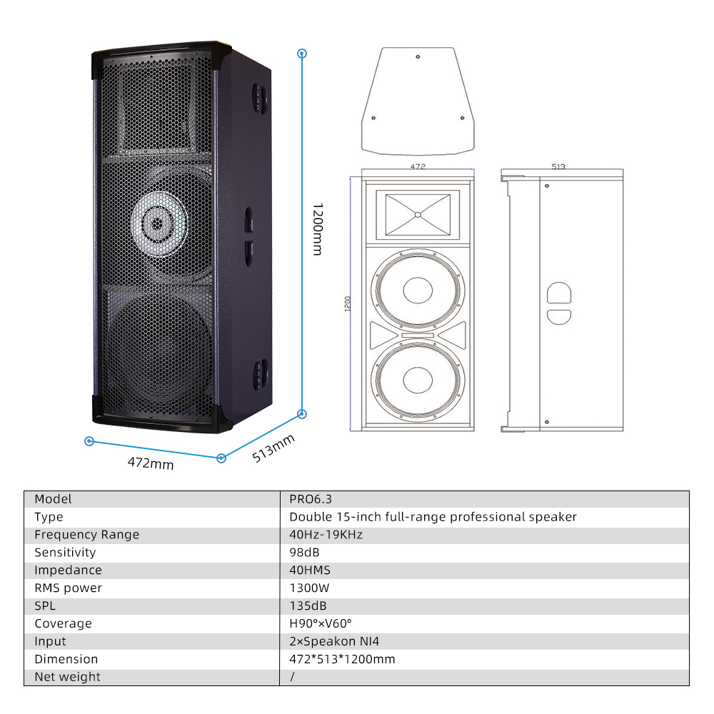 Caixa de Som Profissional Lane - Home Theater Speaker avaliação e preço